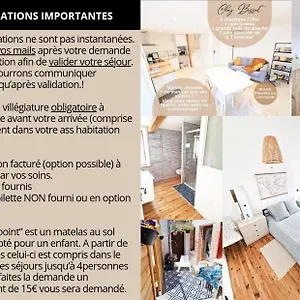 Hébergement de vacances Chez Bisset_2chambres 4personnes, Lezoux